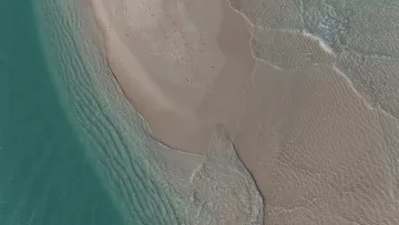 beach, drone-shot, local-island, nature, sea - Drone shot of the pristine white sandbank on Vashafaru local island in Haa Alifu Atoll, surrounded by crystal water.
