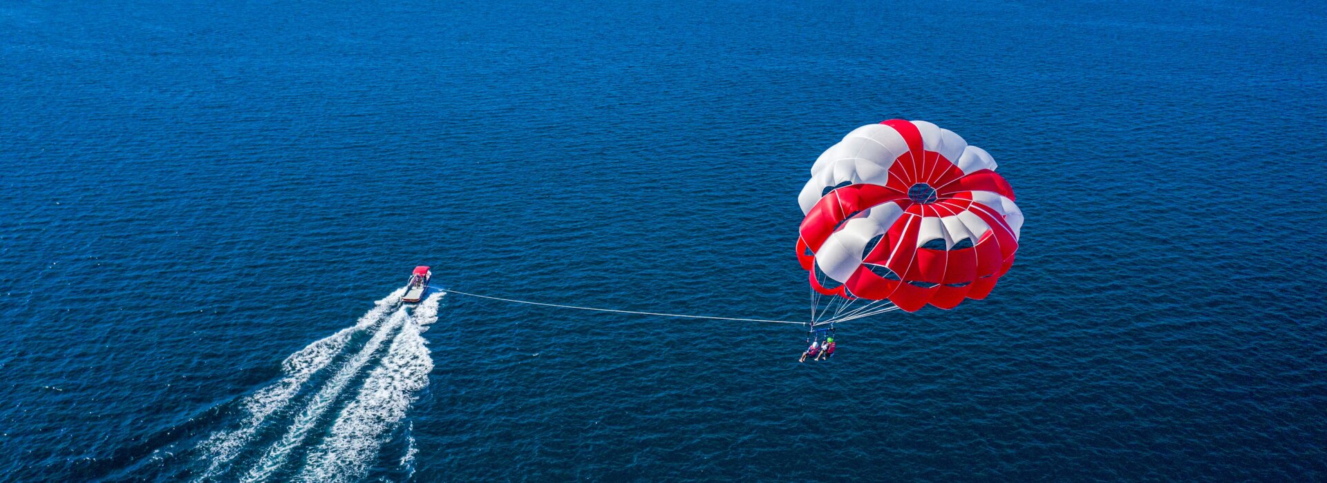 Parasailing activity in Maldives