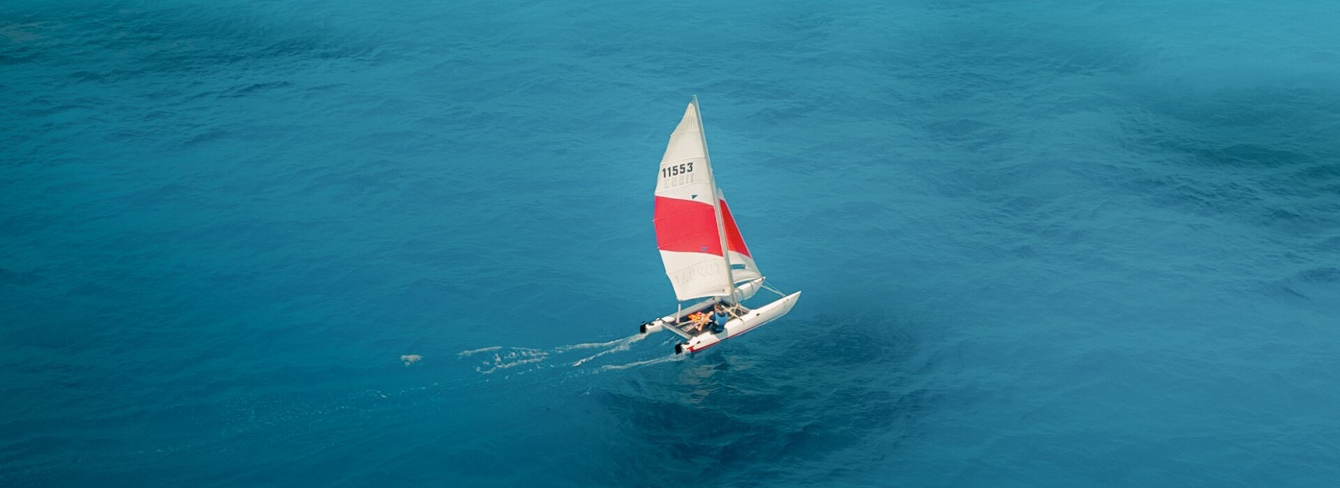Catamaran rental activity in Maldives