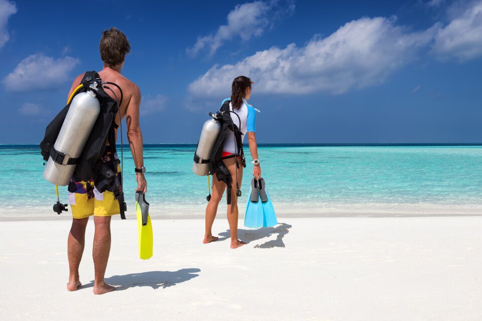 Diving in the Maldives