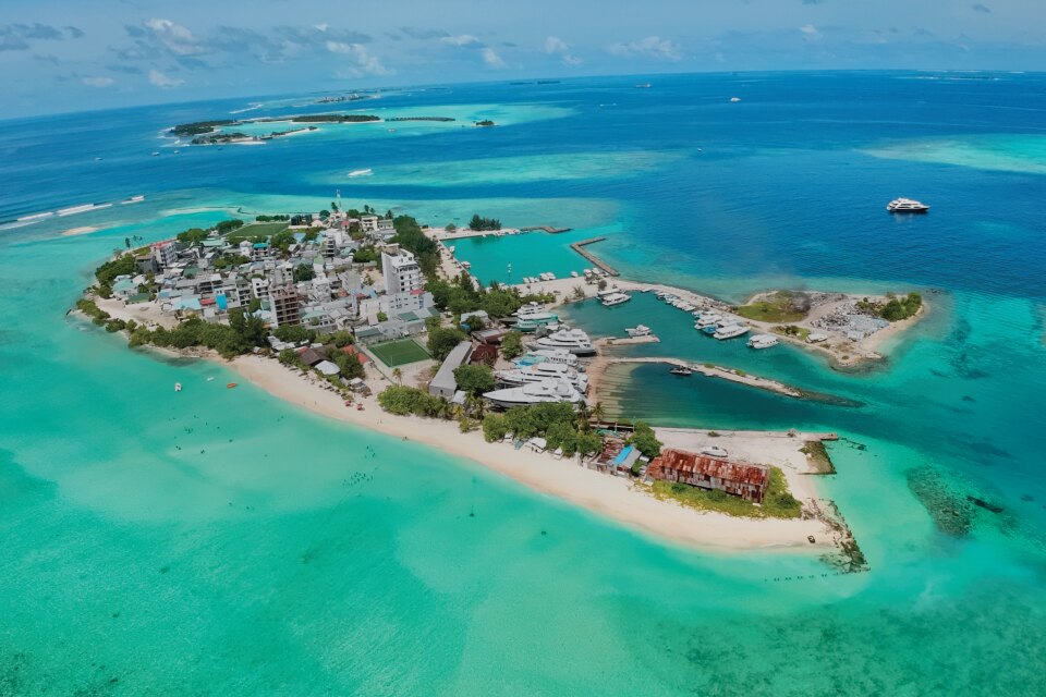 Gulhi island in Male atoll in the Maldives