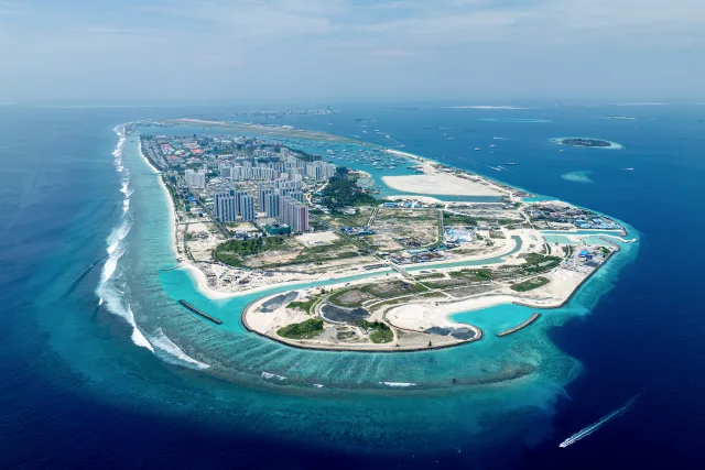 Hulhumalé, isola local alle Maldive
