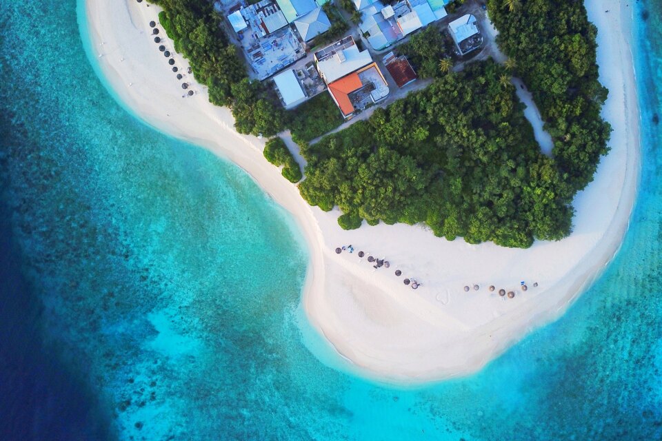 Ukulhas island in  Northern Ari atoll in the Maldives