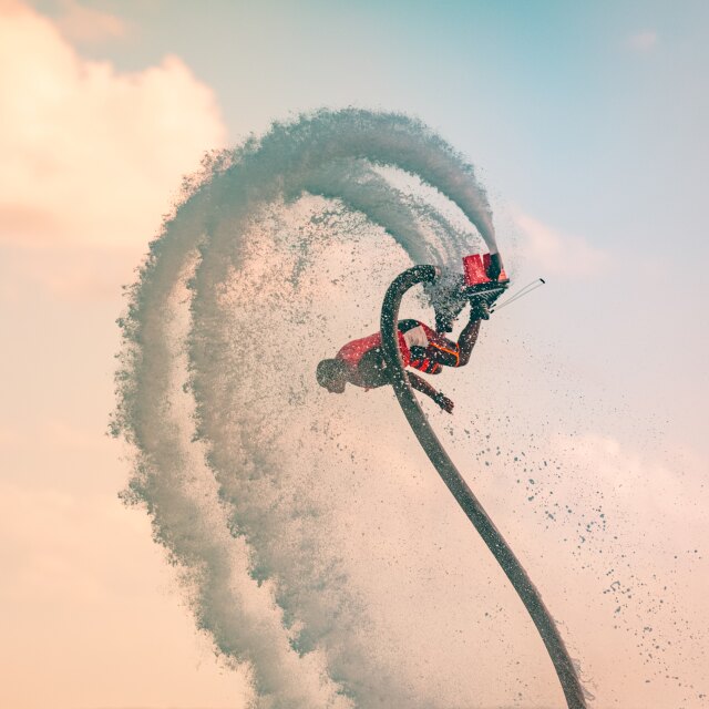 Flyboard in the Maldives