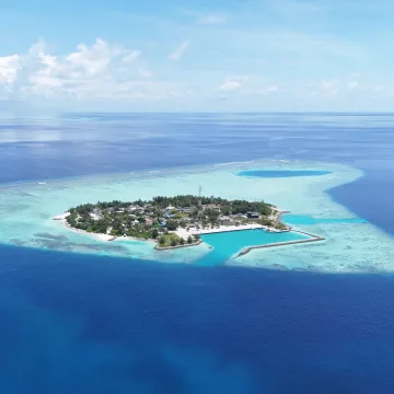 Rakeedhoo island in Maldives