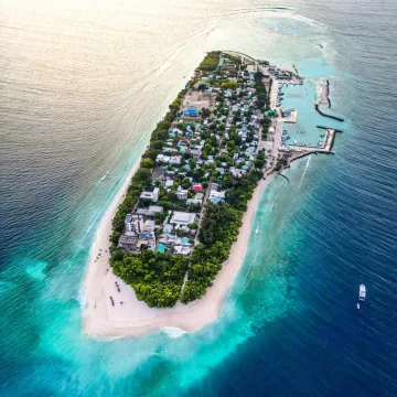 Ukulhas, isola local in Alifu Alifu, Maldive